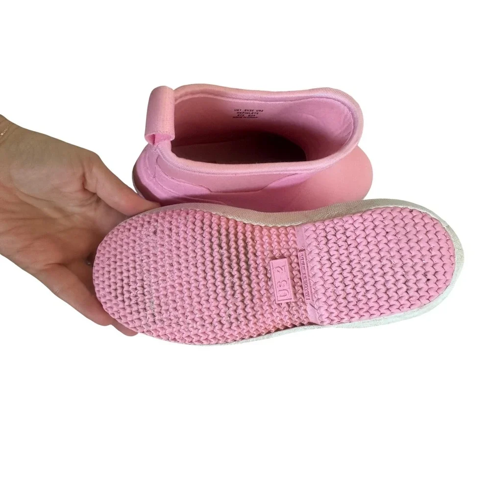 Hunter Kids Finley Glitter Pink Waterproof Rain Boots HKFINLEY2 Girls Size US 2